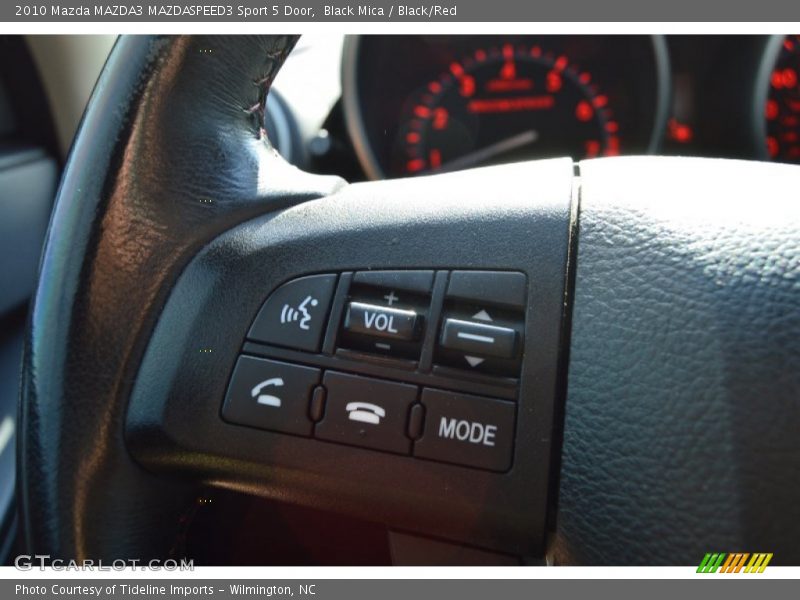 Black Mica / Black/Red 2010 Mazda MAZDA3 MAZDASPEED3 Sport 5 Door