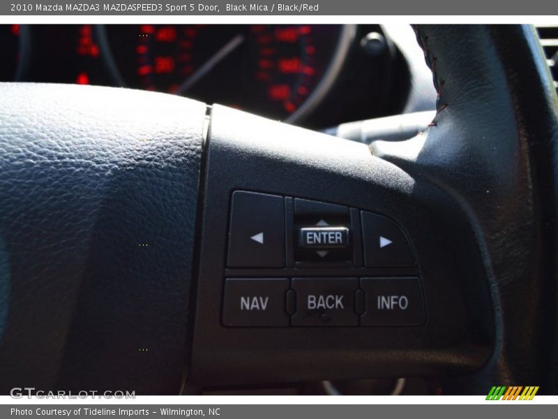Black Mica / Black/Red 2010 Mazda MAZDA3 MAZDASPEED3 Sport 5 Door