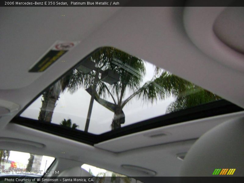 Platinum Blue Metallic / Ash 2006 Mercedes-Benz E 350 Sedan