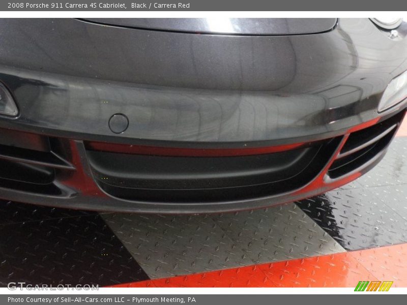 Black / Carrera Red 2008 Porsche 911 Carrera 4S Cabriolet