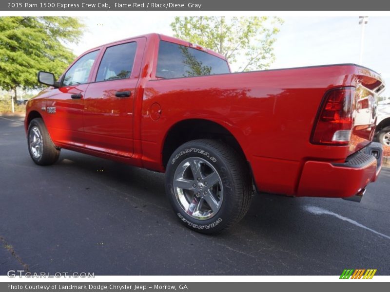 Flame Red / Black/Diesel Gray 2015 Ram 1500 Express Crew Cab