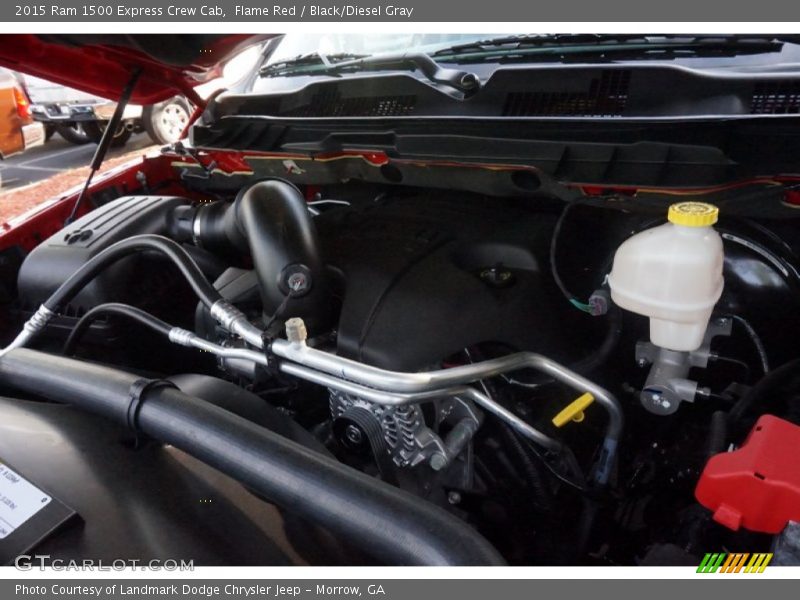 Flame Red / Black/Diesel Gray 2015 Ram 1500 Express Crew Cab