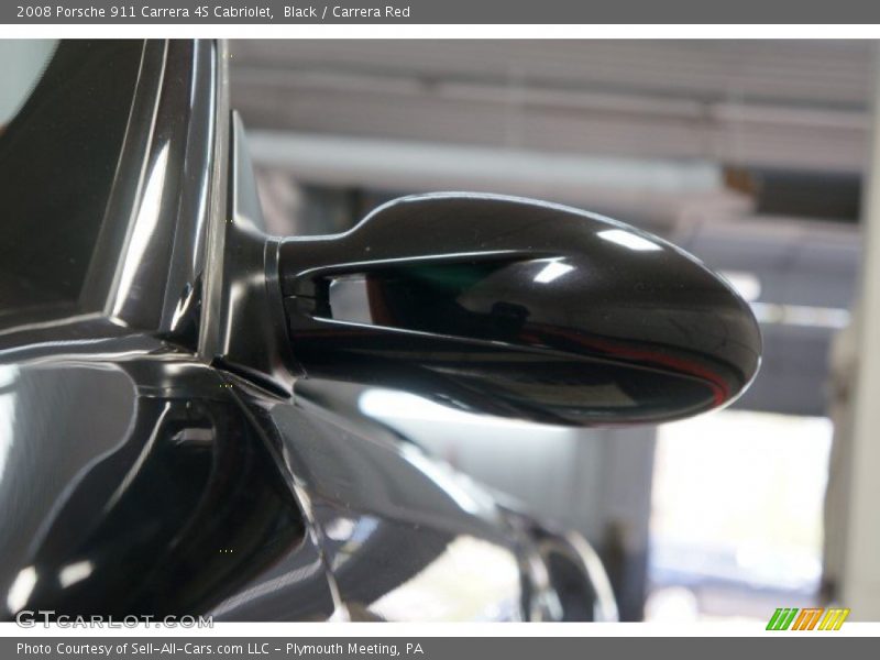 Black / Carrera Red 2008 Porsche 911 Carrera 4S Cabriolet
