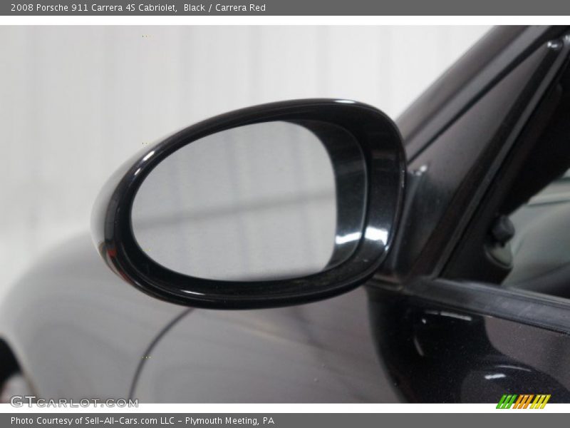 Black / Carrera Red 2008 Porsche 911 Carrera 4S Cabriolet