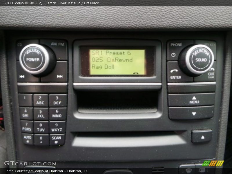 Electric Silver Metallic / Off Black 2011 Volvo XC90 3.2