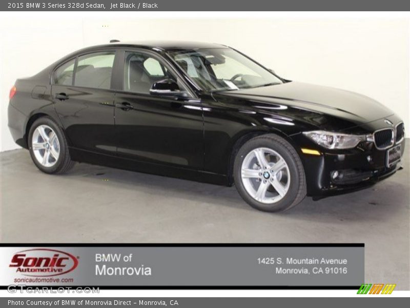 Jet Black / Black 2015 BMW 3 Series 328d Sedan