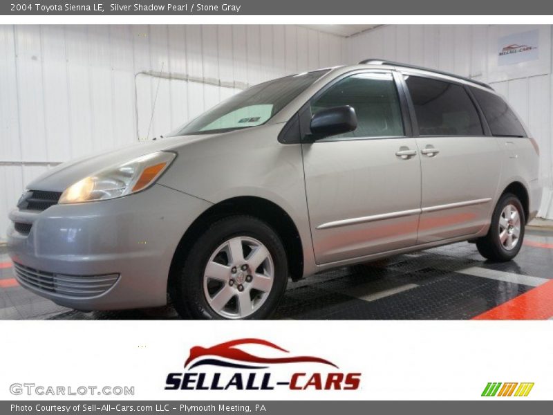 Silver Shadow Pearl / Stone Gray 2004 Toyota Sienna LE