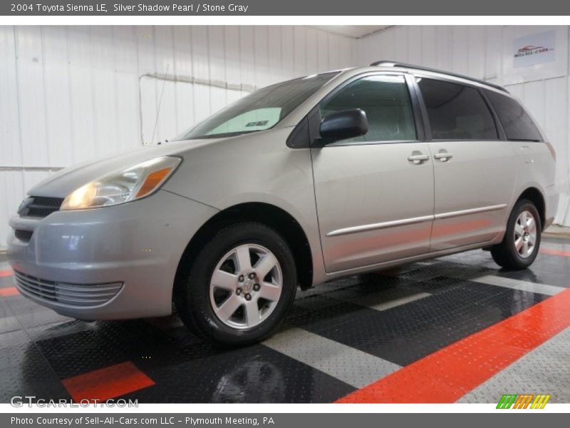 Silver Shadow Pearl / Stone Gray 2004 Toyota Sienna LE