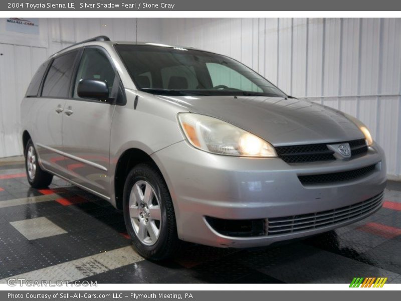 Silver Shadow Pearl / Stone Gray 2004 Toyota Sienna LE
