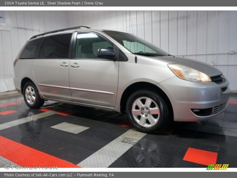 Silver Shadow Pearl / Stone Gray 2004 Toyota Sienna LE