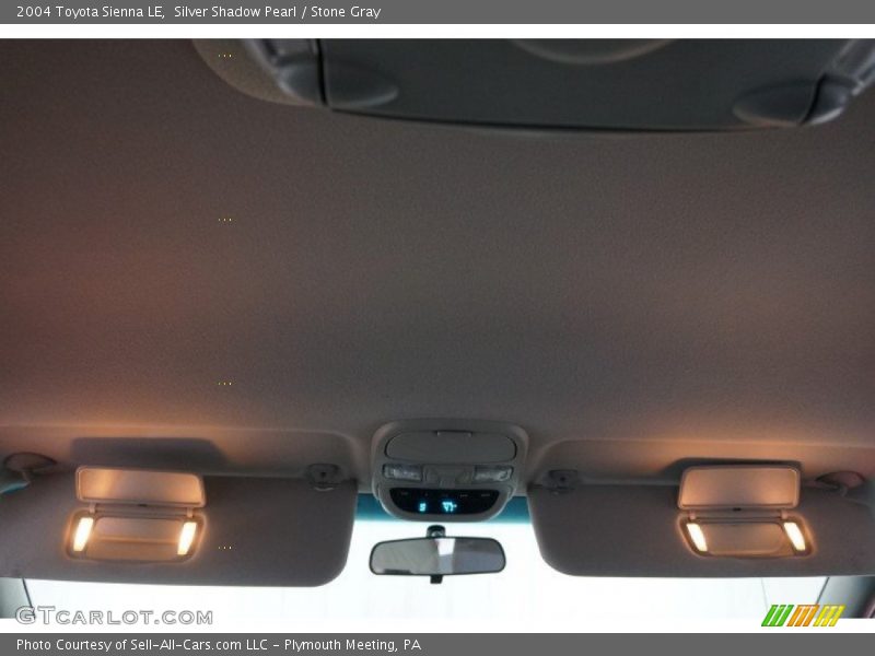 Silver Shadow Pearl / Stone Gray 2004 Toyota Sienna LE