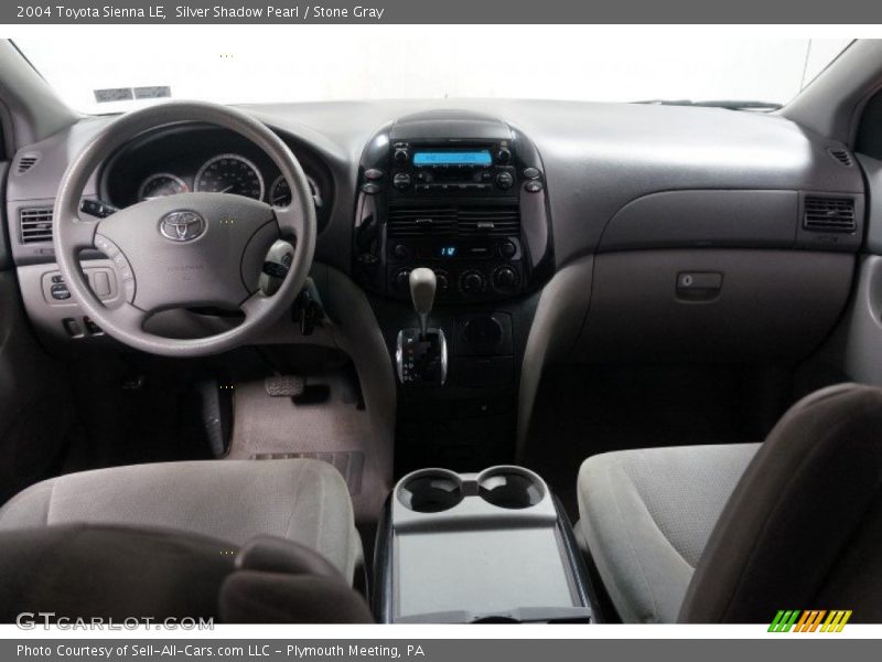 Silver Shadow Pearl / Stone Gray 2004 Toyota Sienna LE