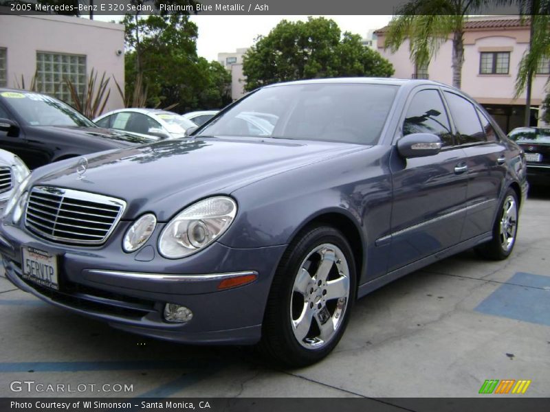 Platinum Blue Metallic / Ash 2005 Mercedes-Benz E 320 Sedan