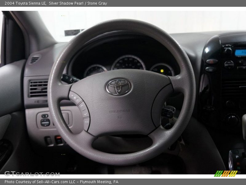 Silver Shadow Pearl / Stone Gray 2004 Toyota Sienna LE