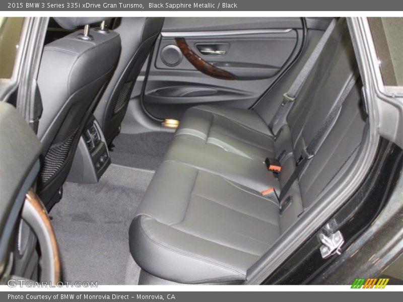 Rear Seat of 2015 3 Series 335i xDrive Gran Turismo