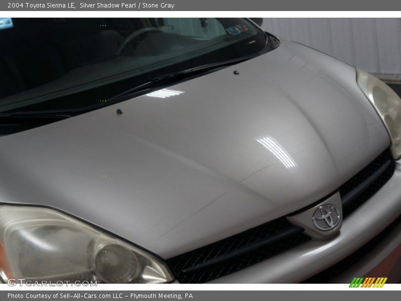 Silver Shadow Pearl / Stone Gray 2004 Toyota Sienna LE