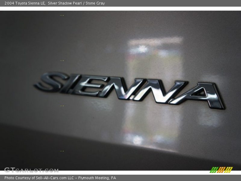 Silver Shadow Pearl / Stone Gray 2004 Toyota Sienna LE