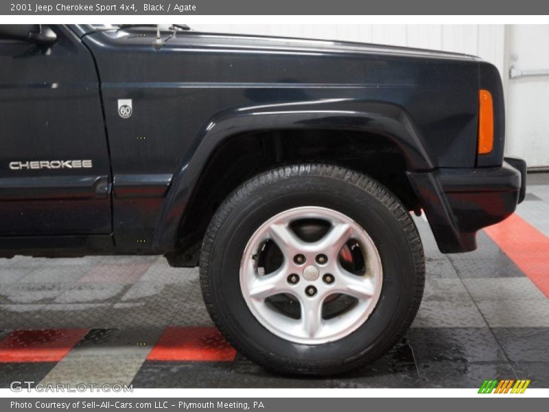 Black / Agate 2001 Jeep Cherokee Sport 4x4