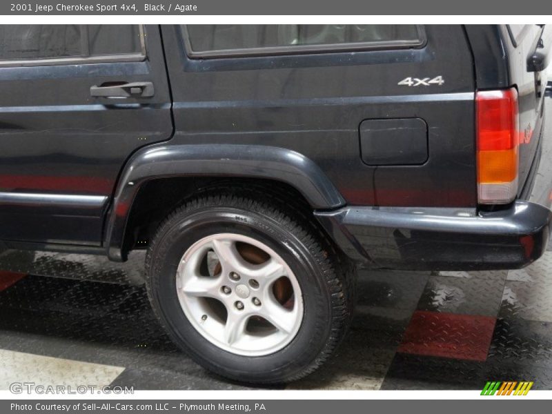 Black / Agate 2001 Jeep Cherokee Sport 4x4