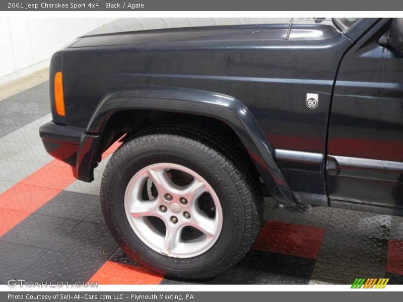 Black / Agate 2001 Jeep Cherokee Sport 4x4