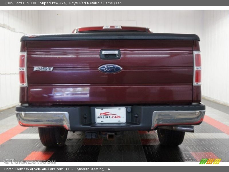 Royal Red Metallic / Camel/Tan 2009 Ford F150 XLT SuperCrew 4x4