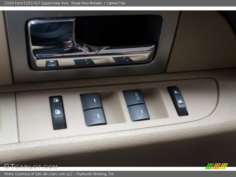 Royal Red Metallic / Camel/Tan 2009 Ford F150 XLT SuperCrew 4x4