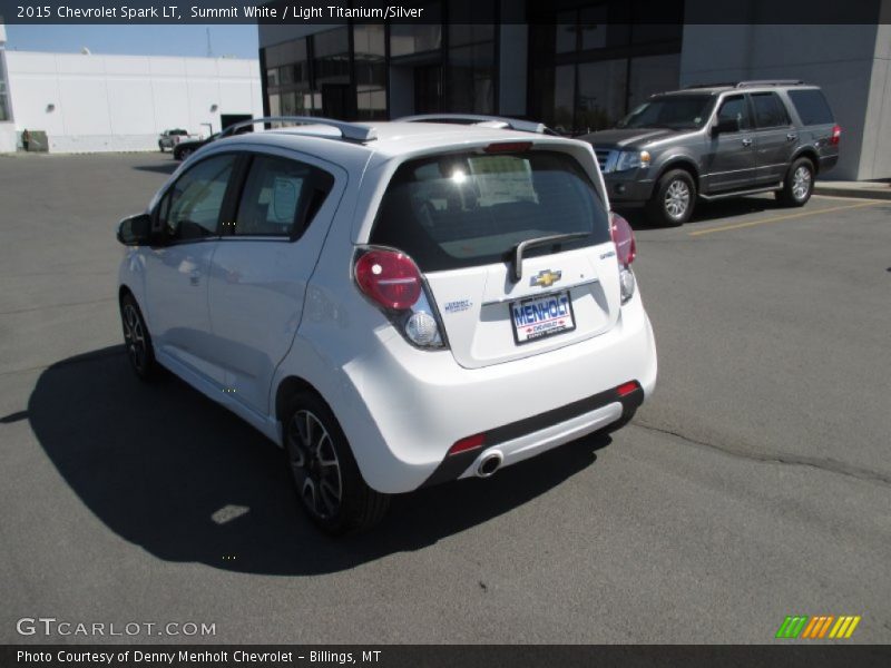 Summit White / Light Titanium/Silver 2015 Chevrolet Spark LT