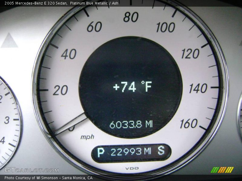 Platinum Blue Metallic / Ash 2005 Mercedes-Benz E 320 Sedan