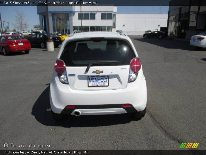 Summit White / Light Titanium/Silver 2015 Chevrolet Spark LT