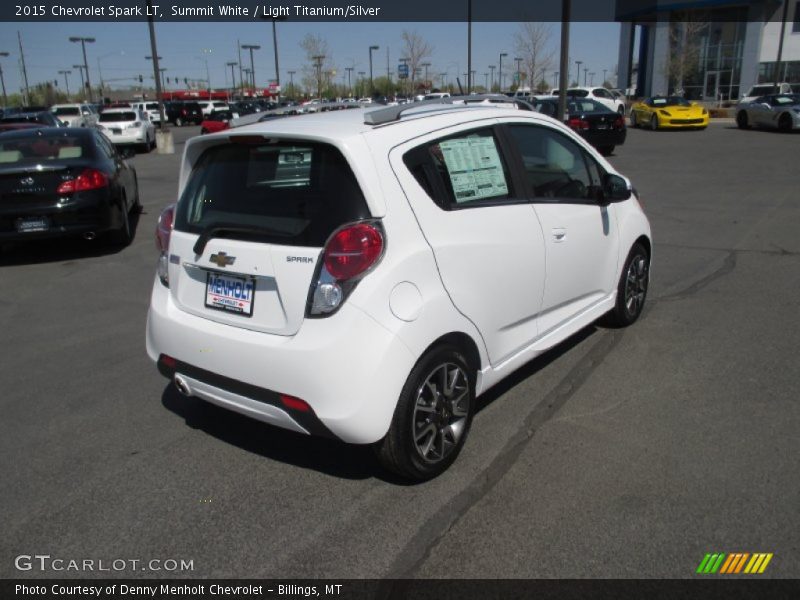 Summit White / Light Titanium/Silver 2015 Chevrolet Spark LT
