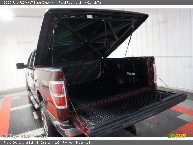 Royal Red Metallic / Camel/Tan 2009 Ford F150 XLT SuperCrew 4x4