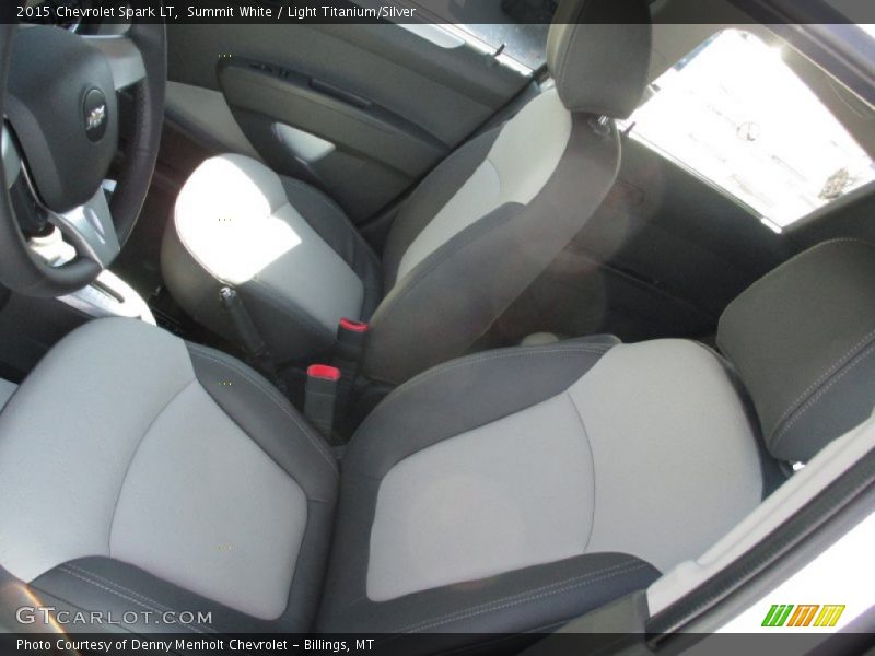 Summit White / Light Titanium/Silver 2015 Chevrolet Spark LT