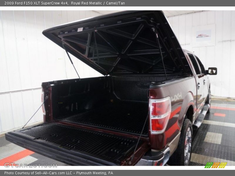 Royal Red Metallic / Camel/Tan 2009 Ford F150 XLT SuperCrew 4x4