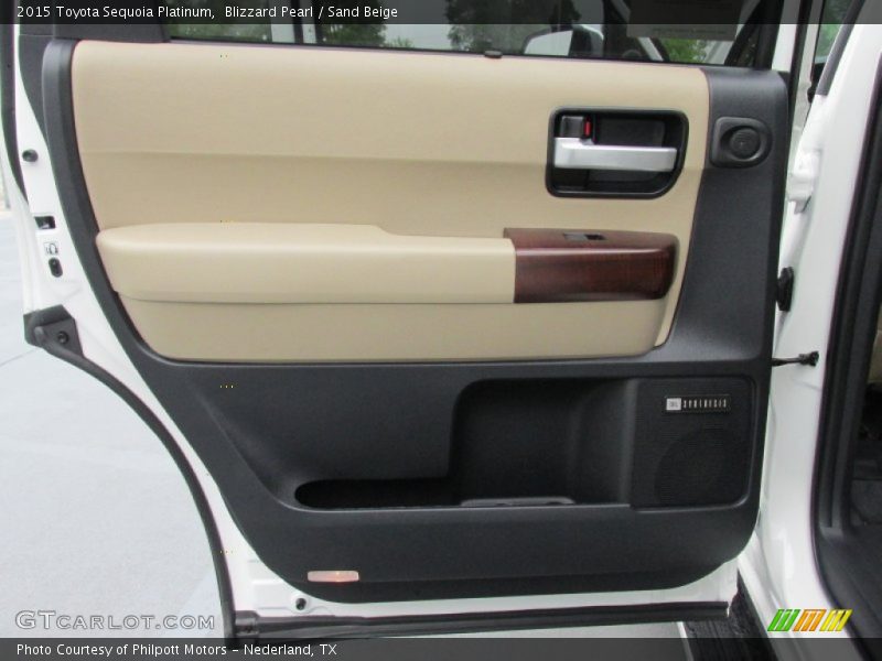 Door Panel of 2015 Sequoia Platinum