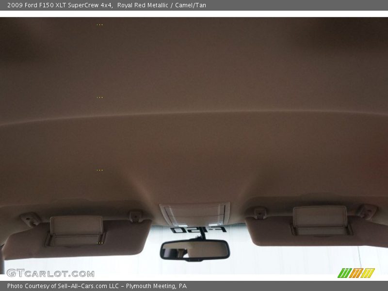 Royal Red Metallic / Camel/Tan 2009 Ford F150 XLT SuperCrew 4x4