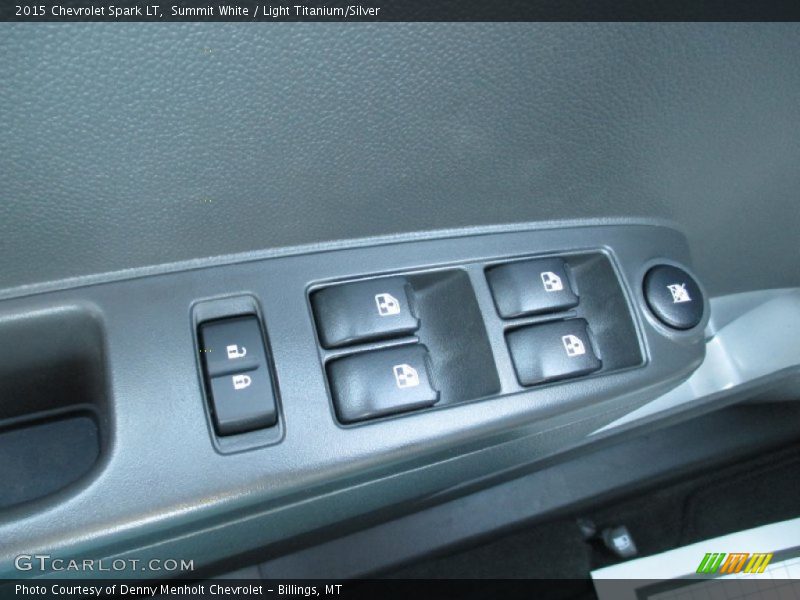 Summit White / Light Titanium/Silver 2015 Chevrolet Spark LT