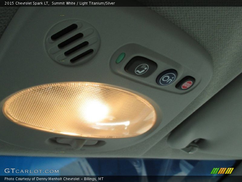 Summit White / Light Titanium/Silver 2015 Chevrolet Spark LT