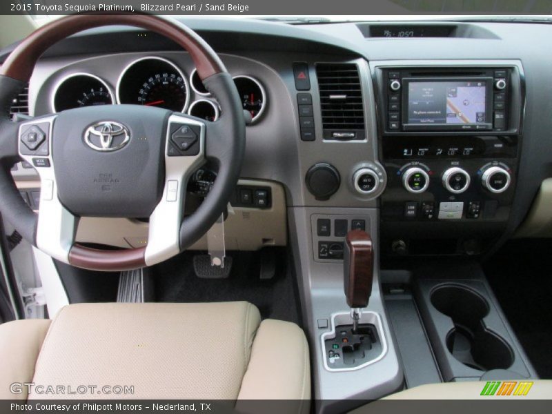 Dashboard of 2015 Sequoia Platinum