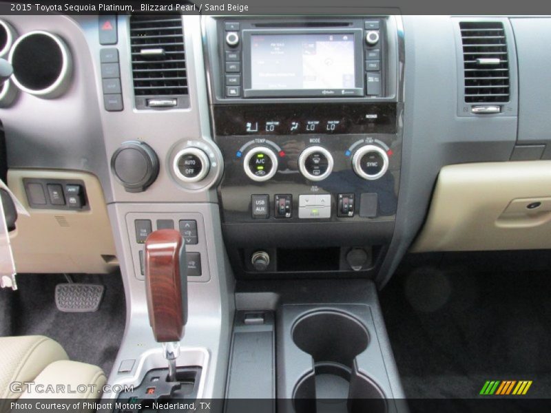 Controls of 2015 Sequoia Platinum