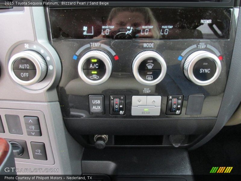 Controls of 2015 Sequoia Platinum