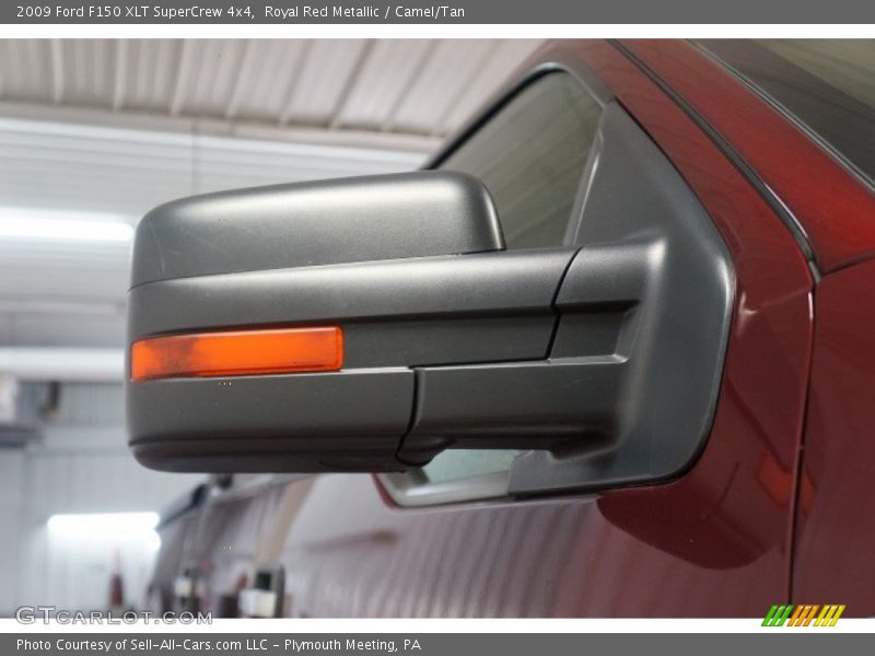 Royal Red Metallic / Camel/Tan 2009 Ford F150 XLT SuperCrew 4x4