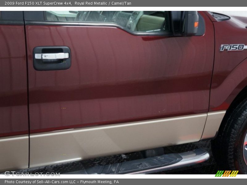 Royal Red Metallic / Camel/Tan 2009 Ford F150 XLT SuperCrew 4x4