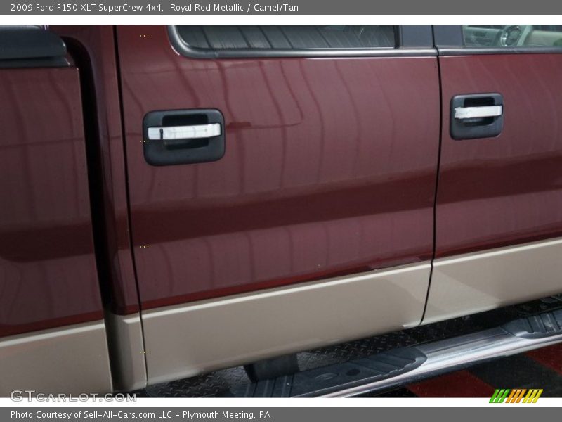 Royal Red Metallic / Camel/Tan 2009 Ford F150 XLT SuperCrew 4x4