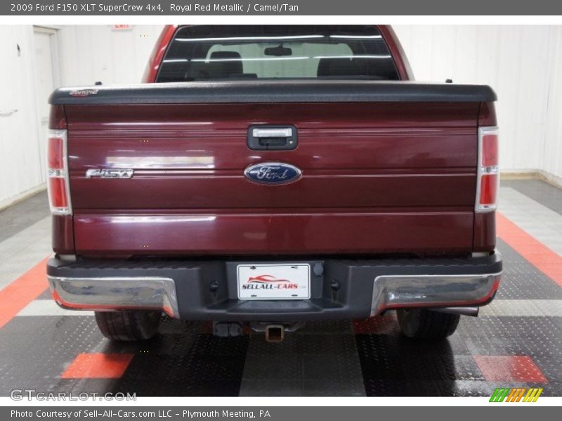 Royal Red Metallic / Camel/Tan 2009 Ford F150 XLT SuperCrew 4x4