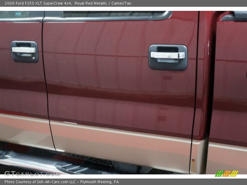 Royal Red Metallic / Camel/Tan 2009 Ford F150 XLT SuperCrew 4x4