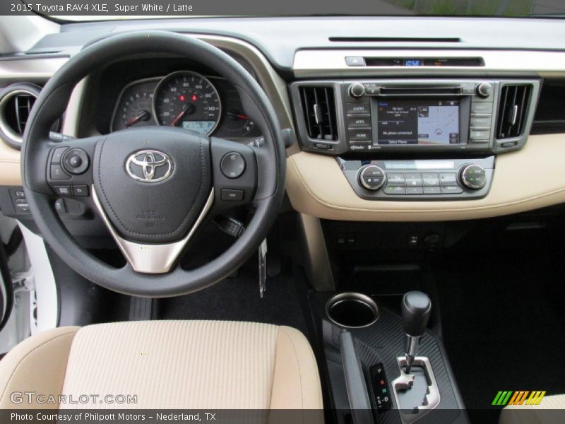 Super White / Latte 2015 Toyota RAV4 XLE