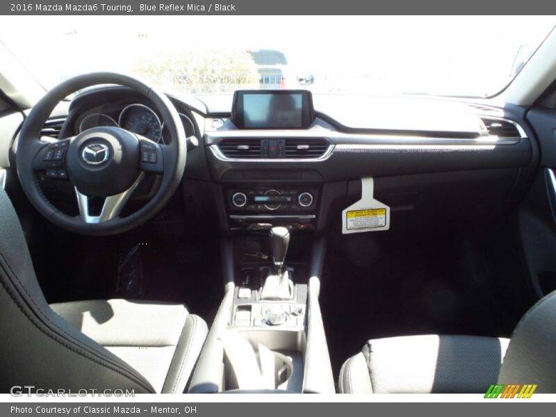 Blue Reflex Mica / Black 2016 Mazda Mazda6 Touring