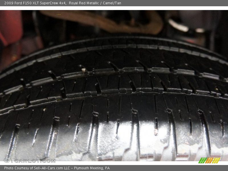 Royal Red Metallic / Camel/Tan 2009 Ford F150 XLT SuperCrew 4x4