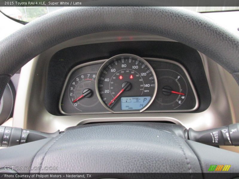 Super White / Latte 2015 Toyota RAV4 XLE