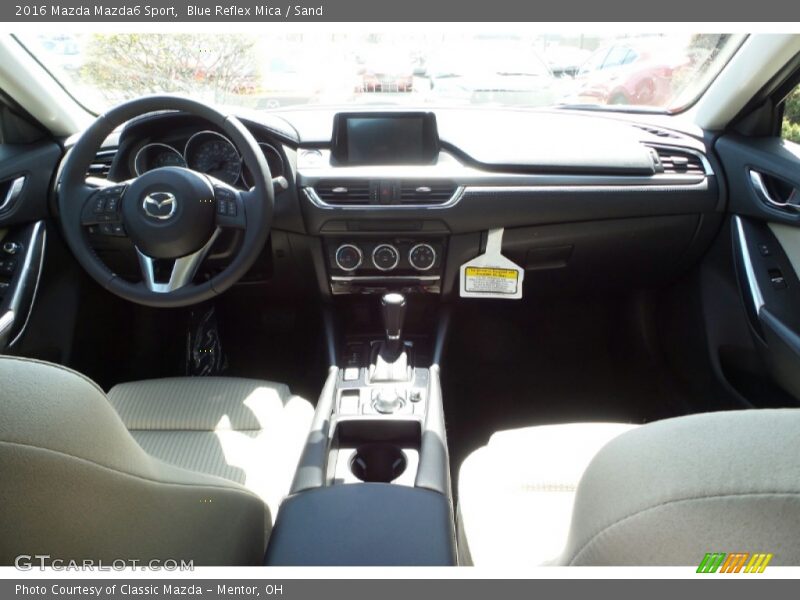 Blue Reflex Mica / Sand 2016 Mazda Mazda6 Sport